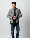 The Cozy Texture Full-Zip jacket