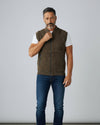 Soft Wool Padded Gilet