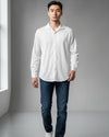 Easy-Care Textured Casual Shirt
