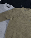 Textured Bubble Knit Jersey shirt